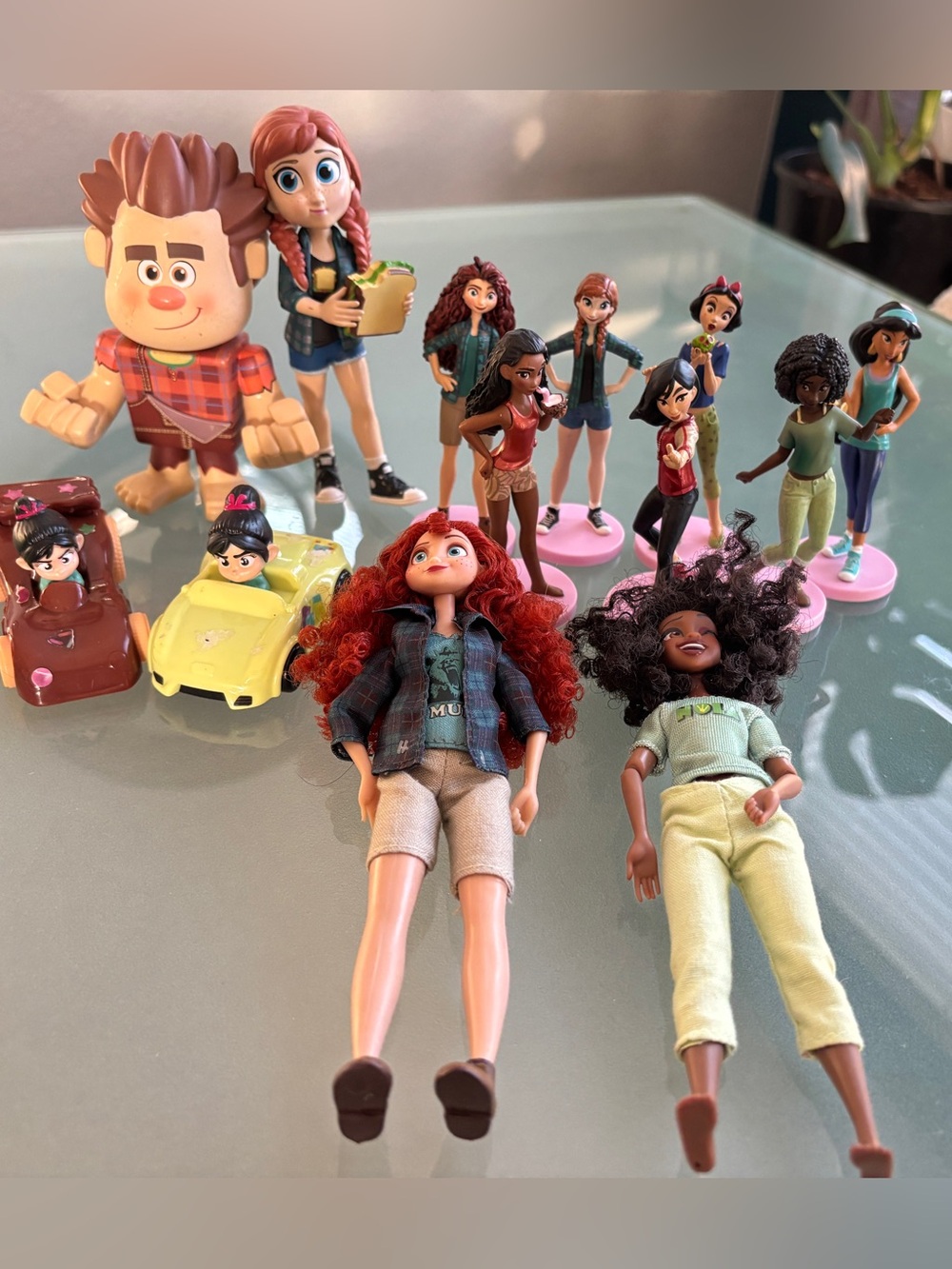 Disney Funko Wreck it Ralph Breaks the Internet Teen Princesses Toys Figures Set